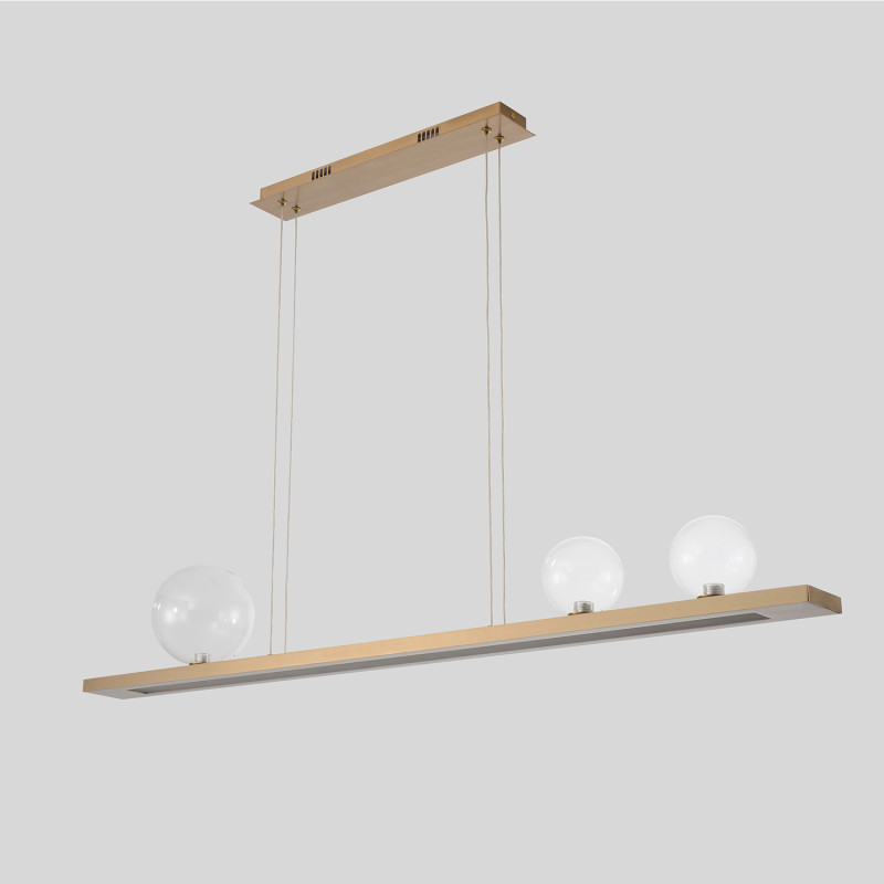 Подвесной светильник Crystal Lux AHORA SP1 L1200 BRASS