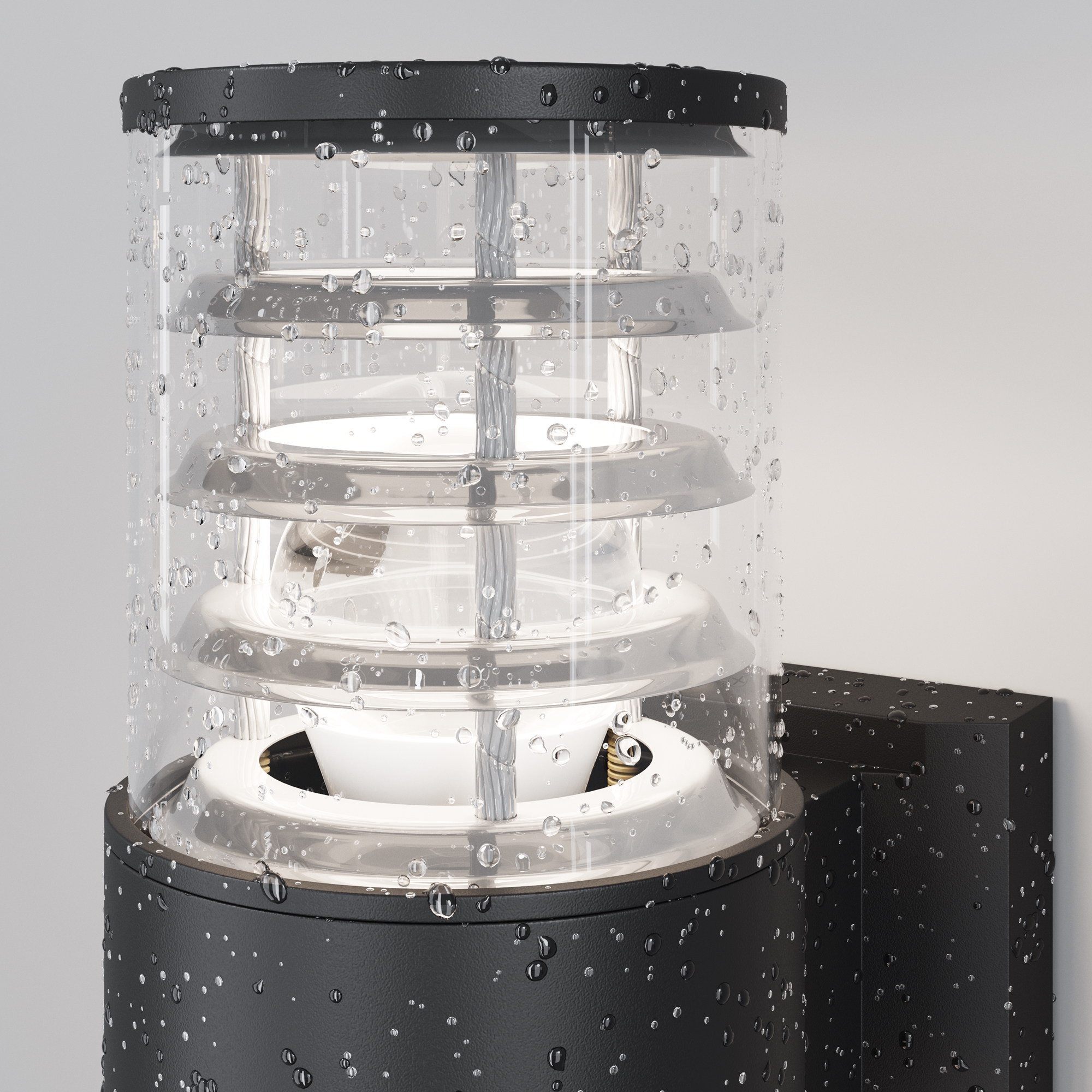 Настенный светильник (бра) Outdoor O576WL-01B