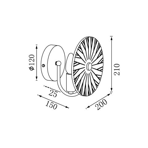 Бра Vele Luce VL3203W01