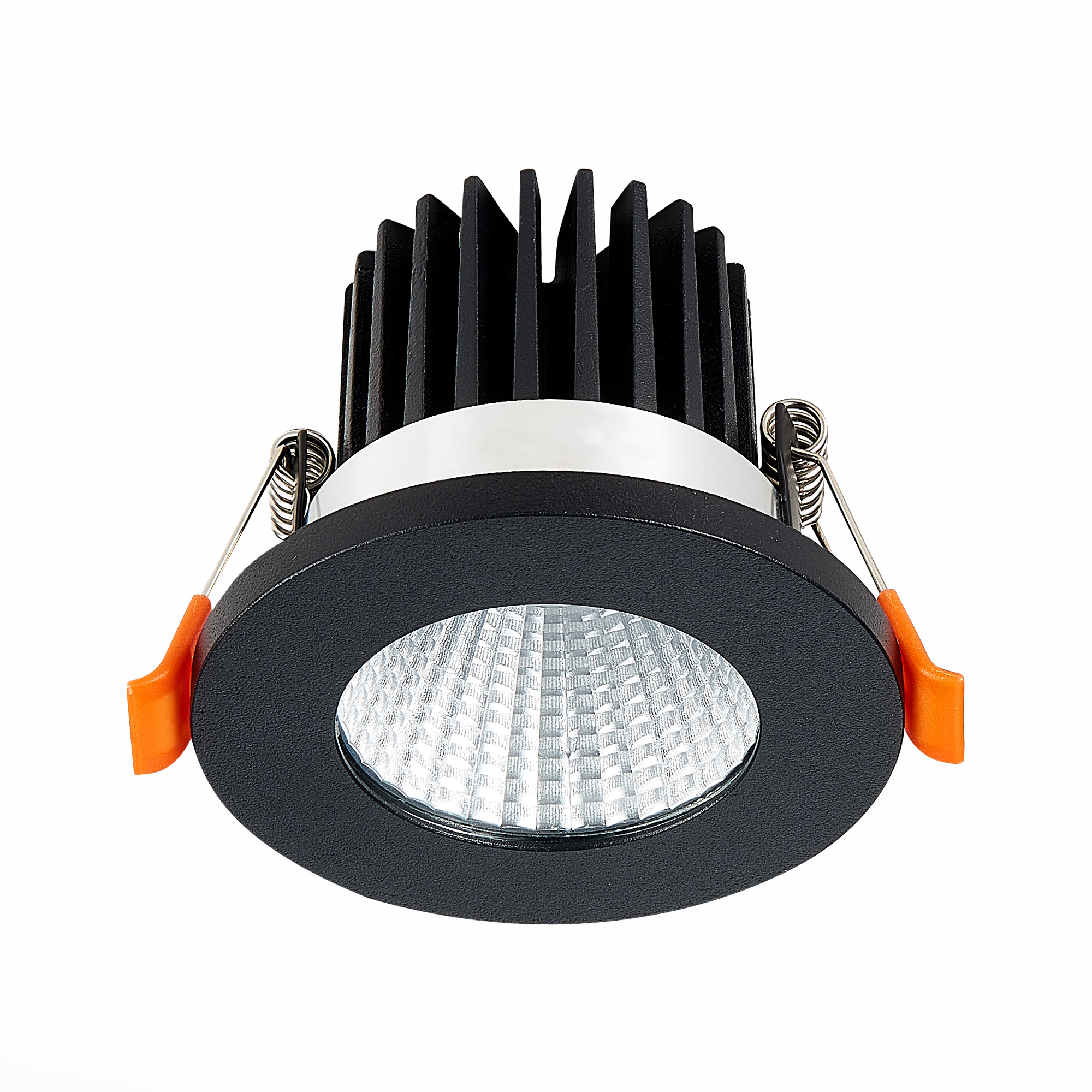 ST704.438.10 Св-к встр. Черный LED 1*10W 3000K 900Lm Ra>90 38° IP20 D80xH60 170-240V Встраиваемые светильники