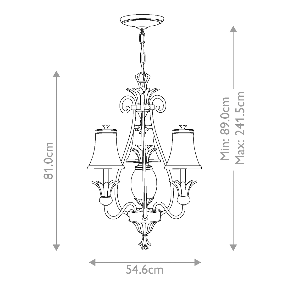 Люстра Hinkely Lighting, Арт. HK-PLANT3-PL