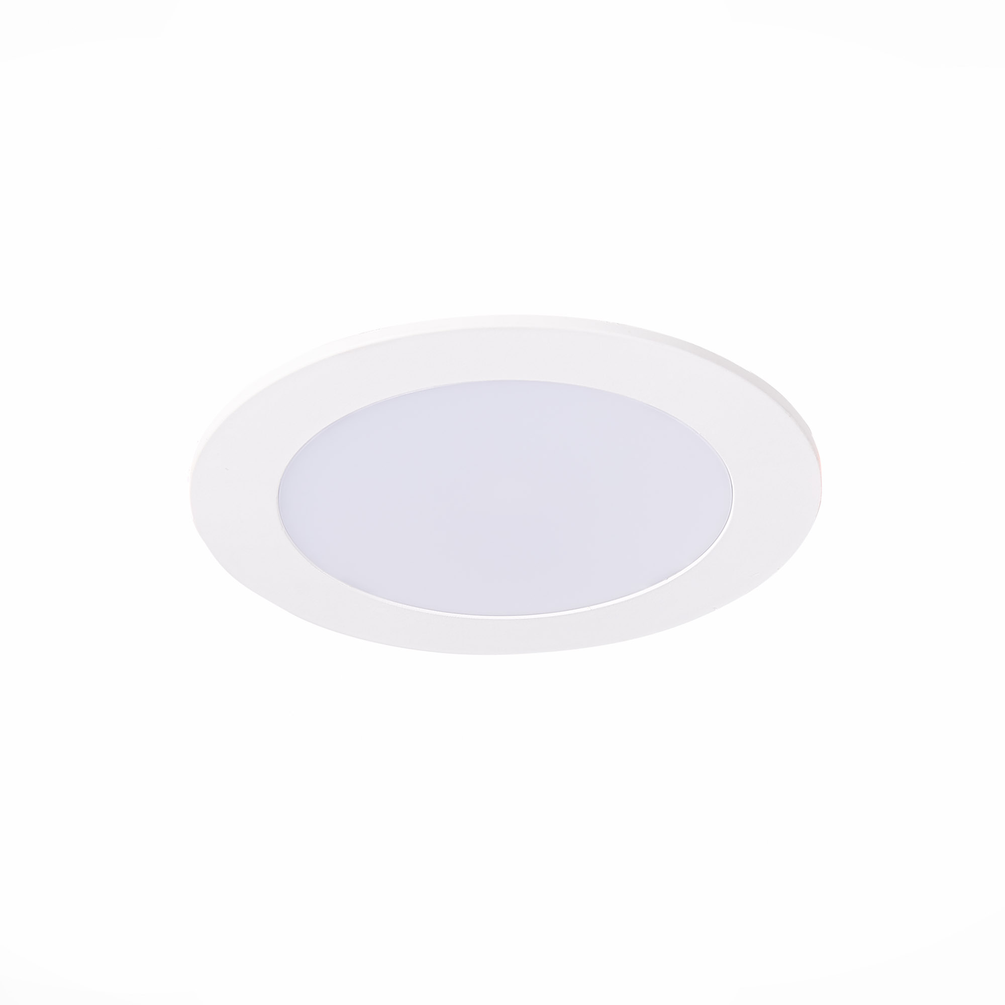 ST209.538.09 Св-к встр. Белый LED 1*9W 3000K 585Lm Ra80 110° IP20 D145xH8 90-265V Встраиваемые светильники