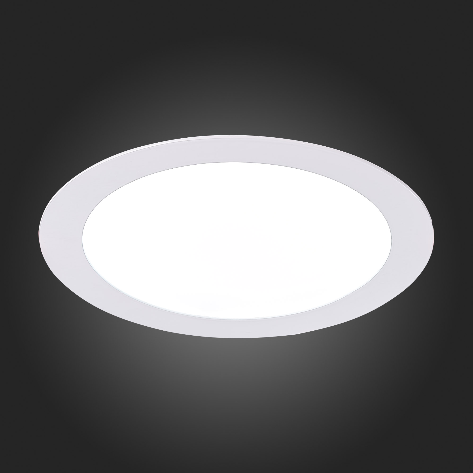 ST209.538.15 Св-к встр. Белый LED 1*15W 3000K 1 020Lm Ra80 110° IP20 D190xH8 90-265V Встраиваемые светильники