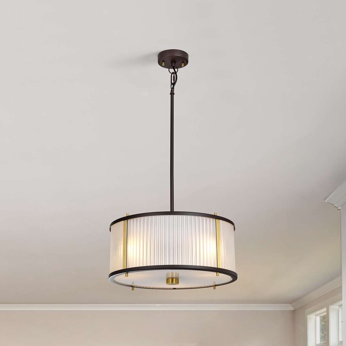 Подвесной светильник Elstead Lighting, Арт. DL-CORONA-3P-BAB