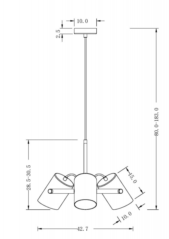 Подвесная люстра Freya FR4004PL-03WB