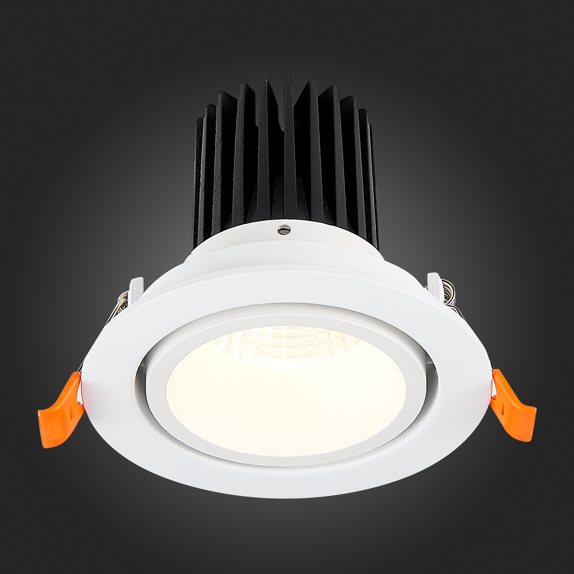 ST705.538.10 Св-к встр. Белый LED 1*10W 3000K 750Lm Ra>90 38° IP20 D102xH85 170-240V Встраиваемые светильники