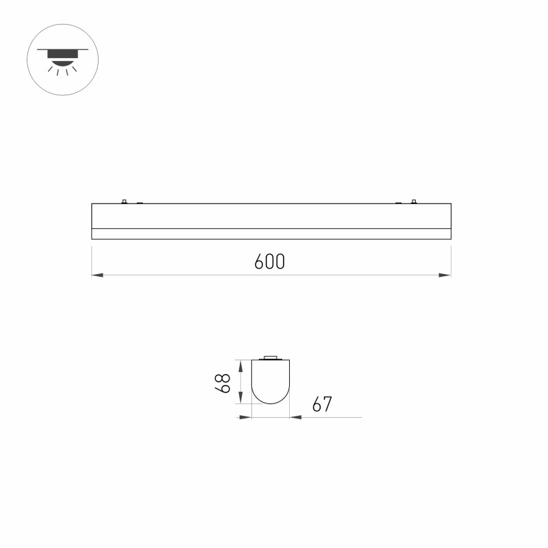 Офисный светильник Arlight 055023