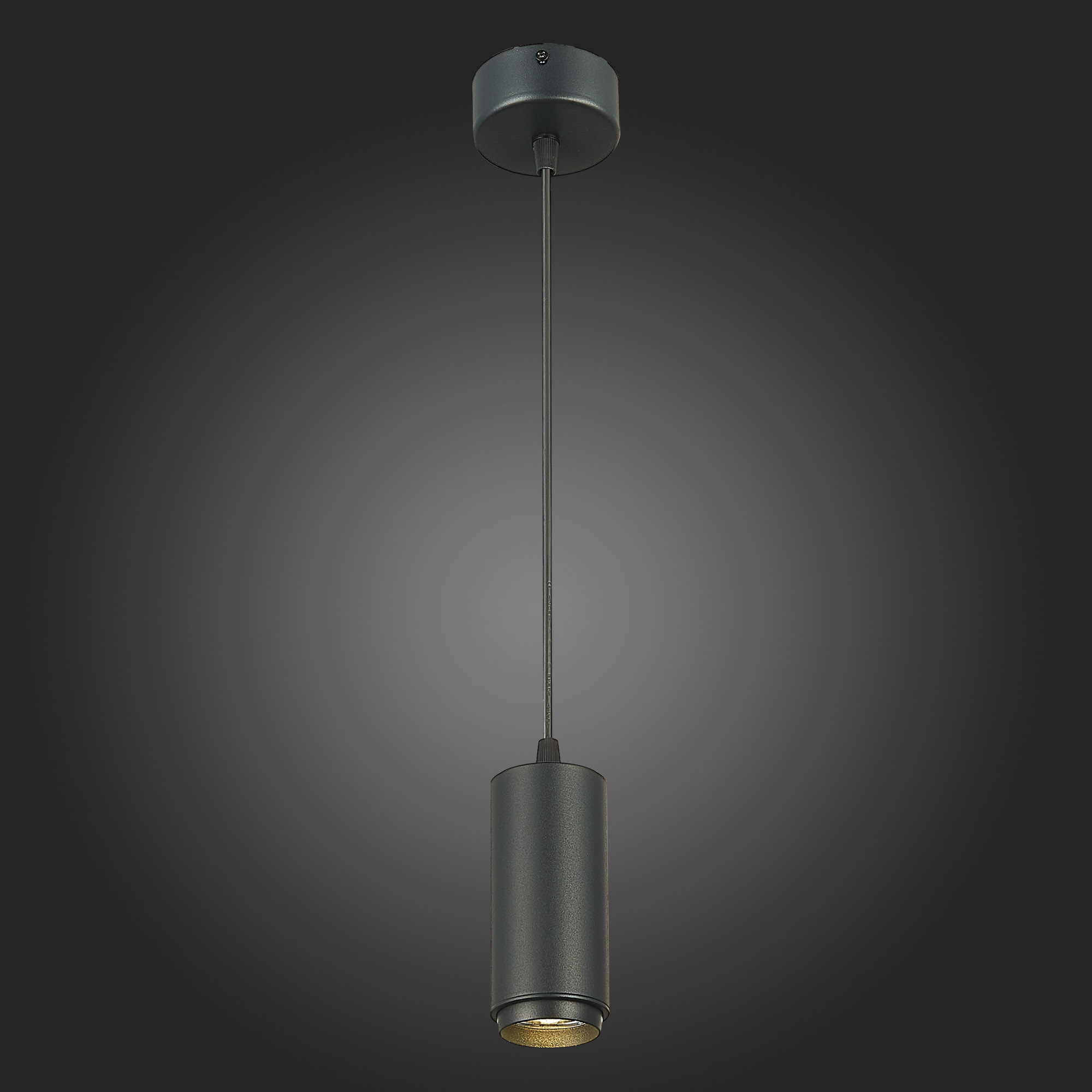 ST600.443.10 Светильник подвесной Zoom Черный LED 1*10W 4000K 1 000Lm Ra>80 15-60° IP20 D59xH130 170 Подвесные светильники
