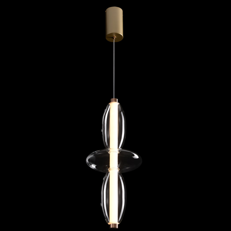 Подвесной светильник Crystal Lux QUASAR SP14W LED TRANSPARENT