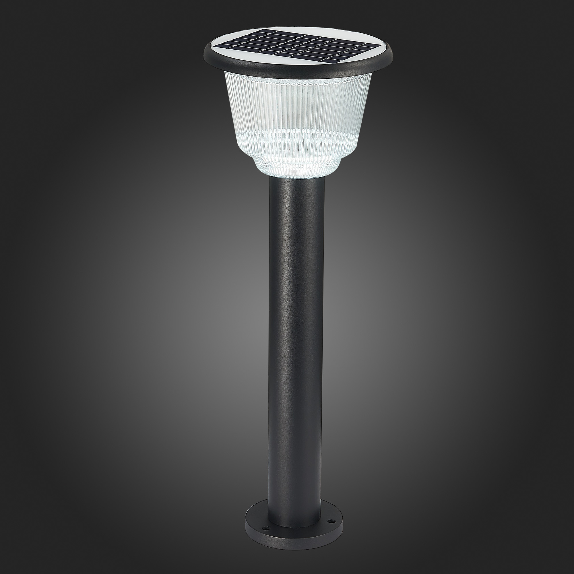 SL9502.405.01 Светильник уличный наземный ST-Luce Черный/Черный, Прозрачный LED 1*2W 3000-6000K SOLARIS