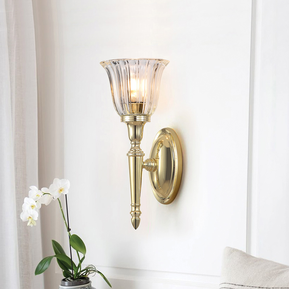 Бра для ванных комнат Elstead Interior, Арт. BATH-DRYDEN1-PB