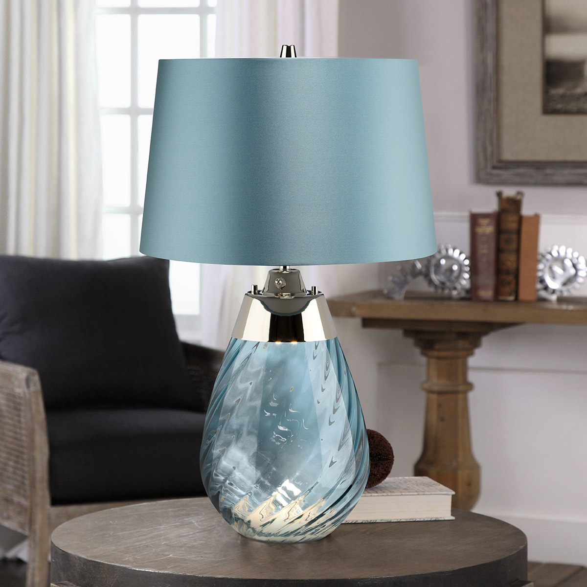 Настольная лампа Elstead Lighting, Арт. LENA-TL-S-BLUE