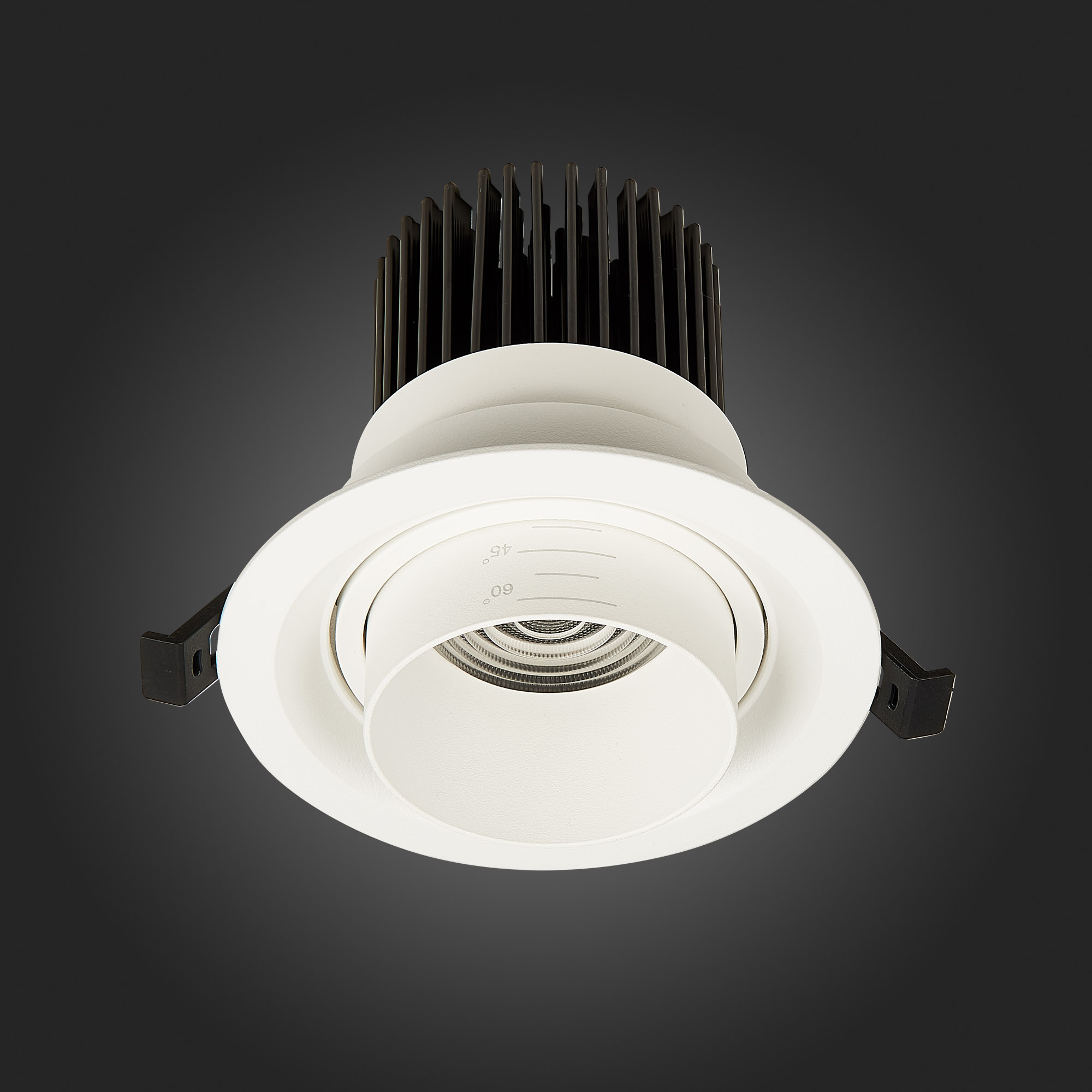 ST701.548.12 Св-к встр. Zoom Белый LED 1*12W 4000K 960Lm Ra90 15°-60° IP20 D115xH95 170-240V Встраиваемые светильники