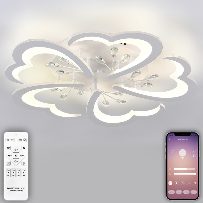 Накладная люстра Natali Kovaltseva LED LAMPS 81120/5C