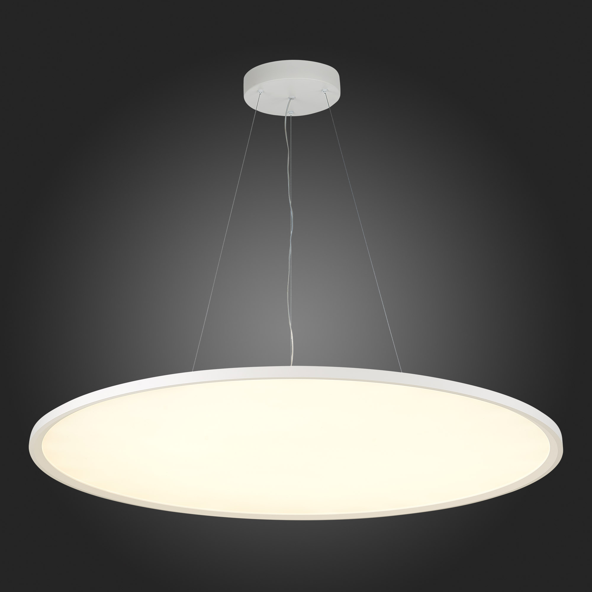 ST602.543.96 Светильник подвесной Белый LED 1*96W 4000K 8 640Lm Ra>80 120 IP20 D1 000xH35 185-265V Подвесные светильники