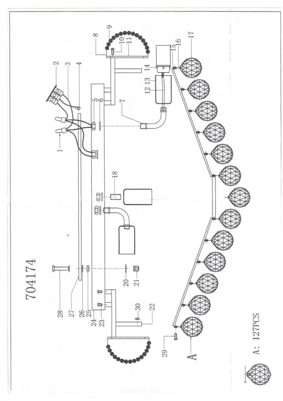 Накладная люстра Lightstar 704174