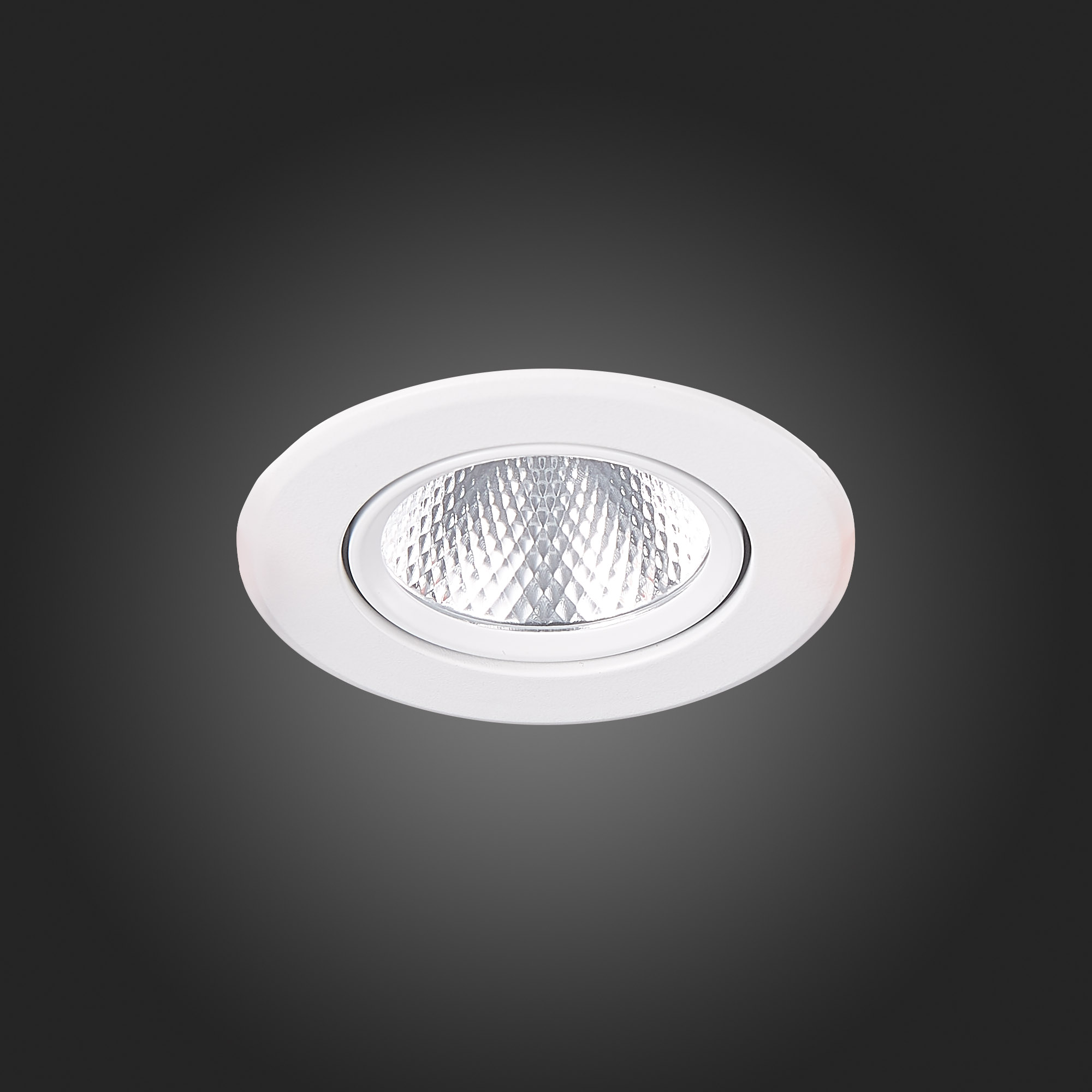 ST211.538.08.36 Св-к встр. Белый LED 1*8W 3000K 640Lm Ra80 36° IP20 D86xH50 220-240V Встраиваемые светильники