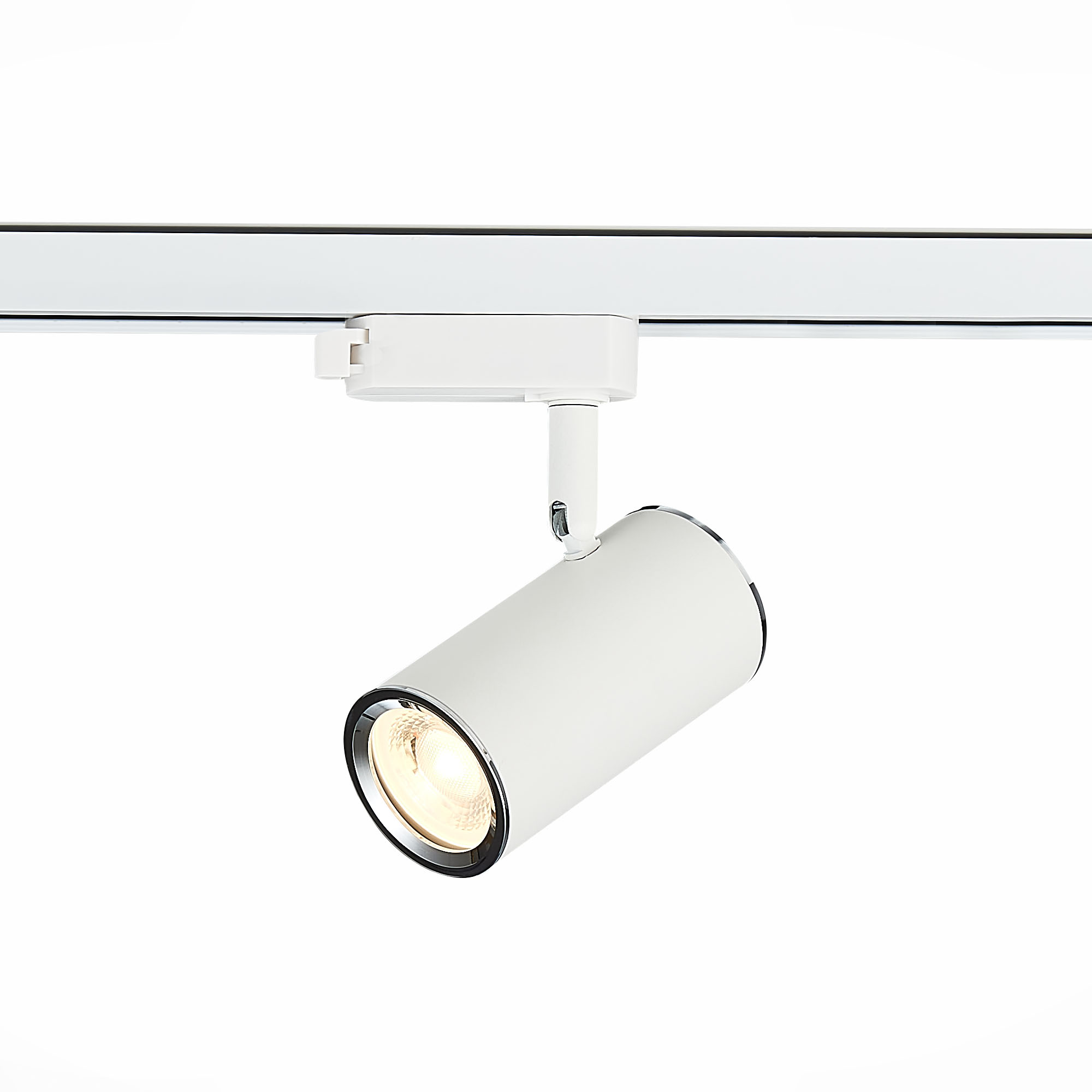 ST301.506.01 Св-к трек. Белый GU10 1*50W  IP20 L104xW54xH111 220V Без ламп BASE