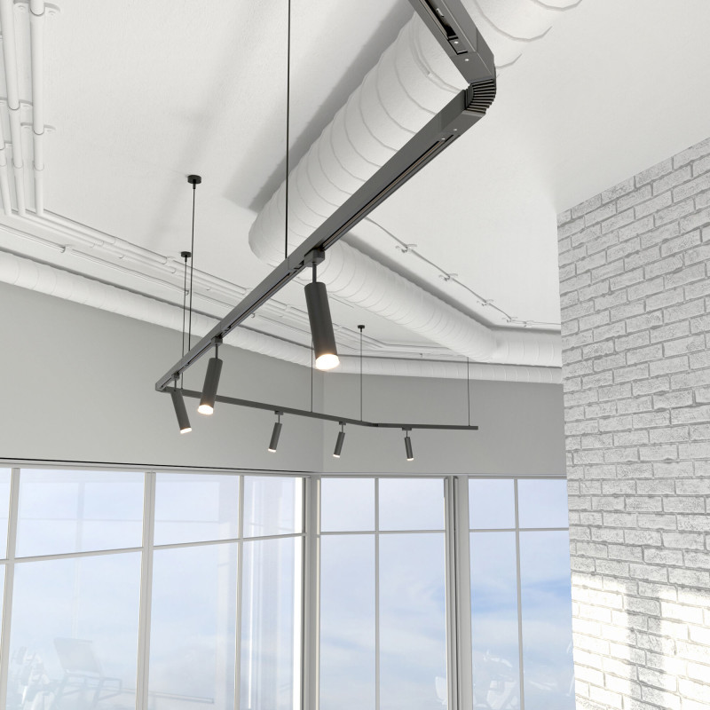 Коннектор Elektrostandard TRC-1-1-FLEX-BK / Гибкий коннектор для однофазного