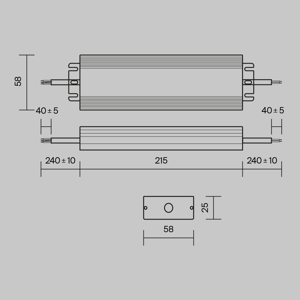 Источник напряжения Technical PSL008-100W-48V-IP67