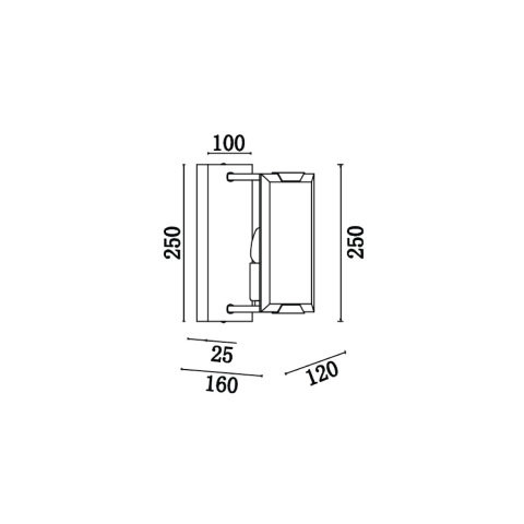 Бра Vele Luce VL3004W01