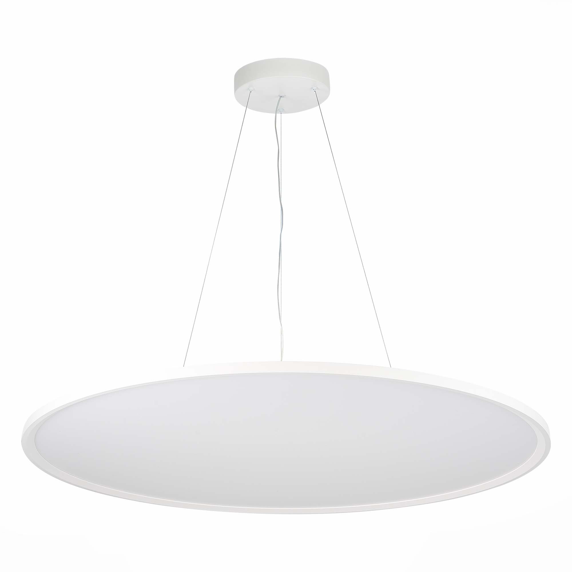 ST602.543.72 Светильник подвесной Белый LED 1*72W 4000K 6 480Lm Ra>80 120 IP20 D780xH35 185-265V Подвесные светильники