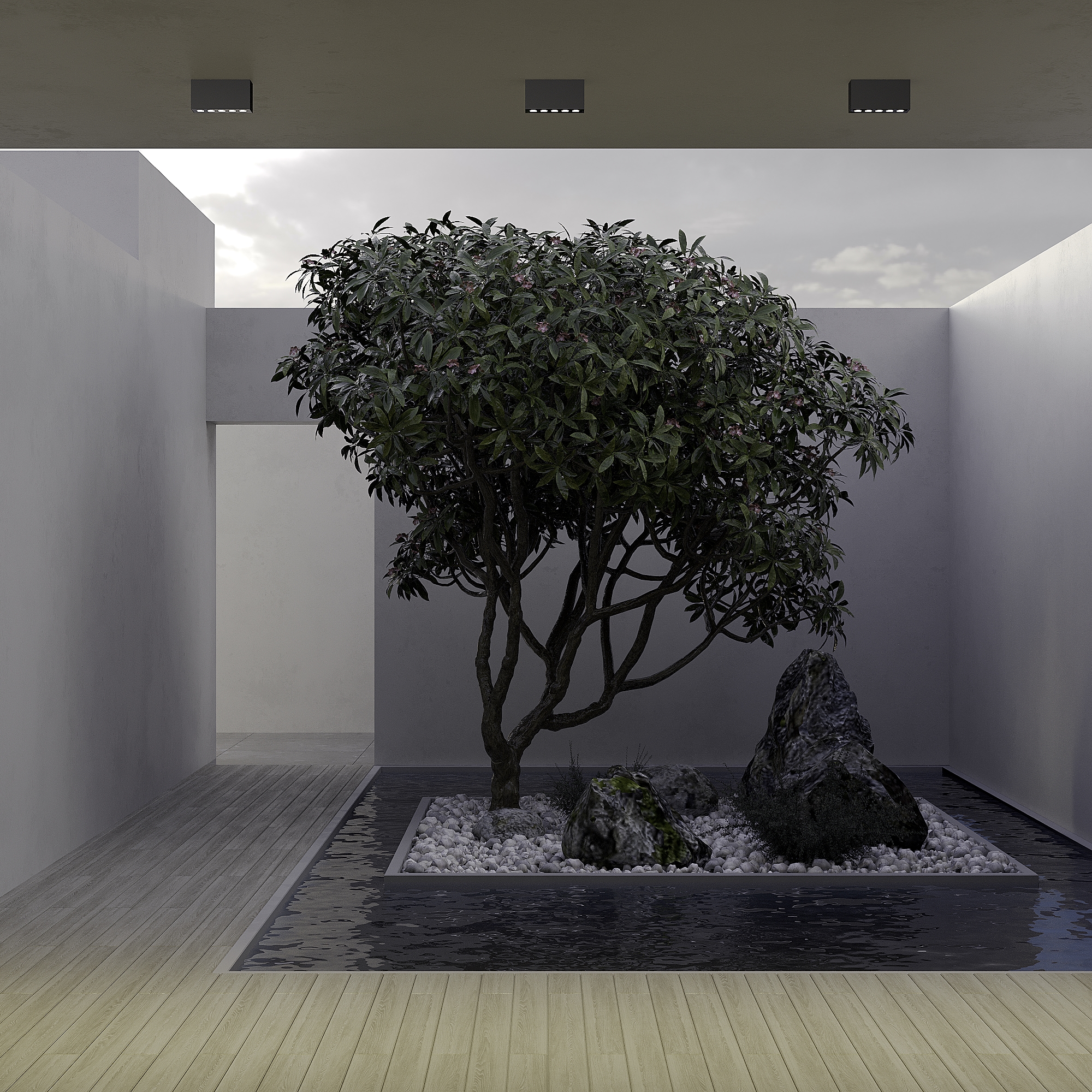 Потолочный светильник Outdoor O309CL-L10GF3K