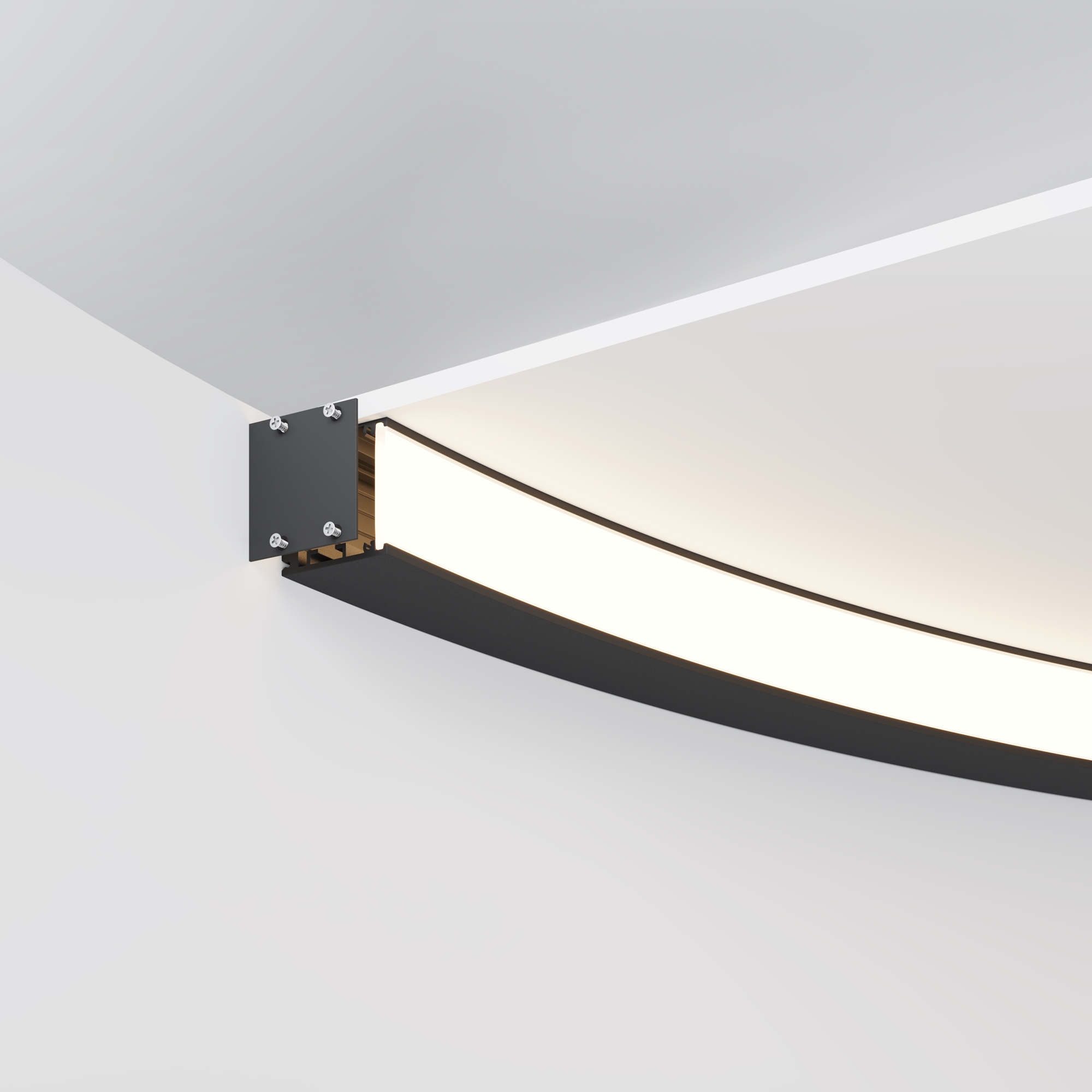 Профиль Led Strip ALM-3535R-B-IN-90°-1.5M