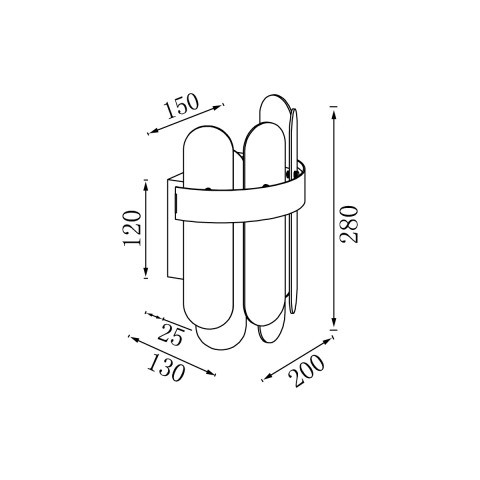 Бра Vele Luce VL3195W02