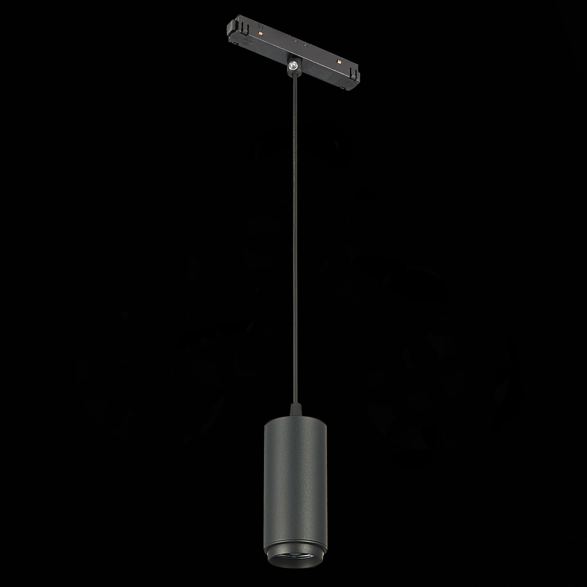 ST357.433.06 Магнитный трековый светильник подвесной ZOOM Черный LED 1*6W 3000K 667Lm Ra>80 10-60° I SKYLINE 48