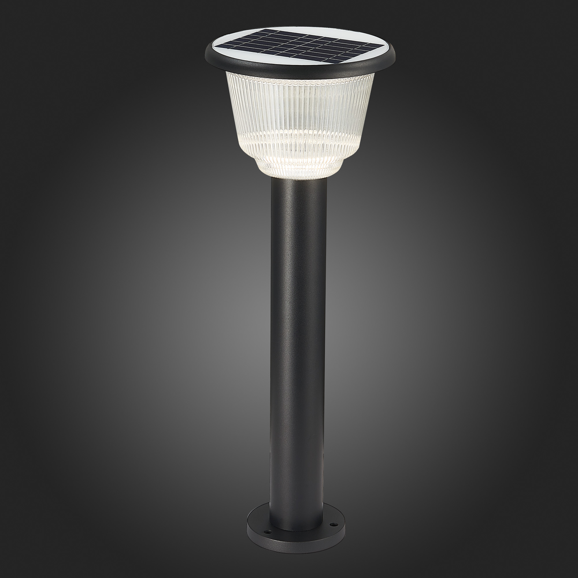 SL9502.405.01 Светильник уличный наземный ST-Luce Черный/Черный, Прозрачный LED 1*2W 3000-6000K SOLARIS