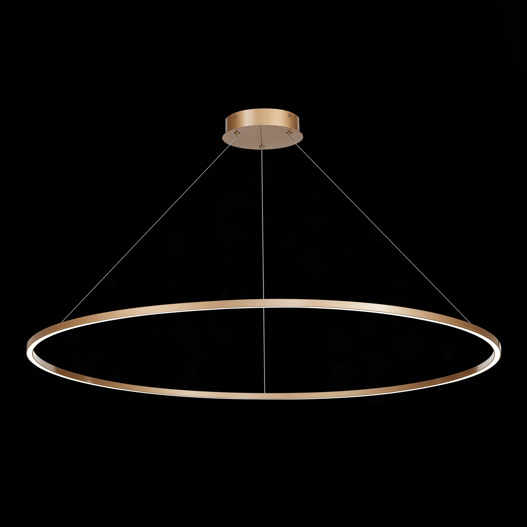 ST605.243.57 Светильник подвесной ST-Luce Золотистый/Белый LED 1*57W 4000K Подвесные светильники