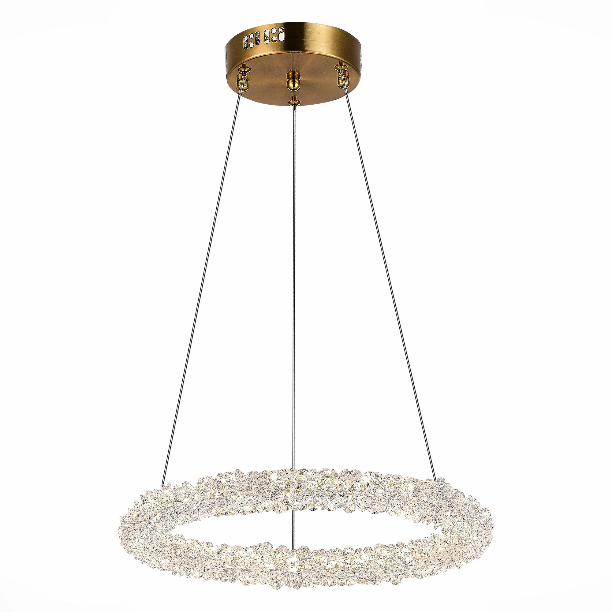 SL6110.203.01 Люстра подвесная ST-Luce Золотистый/Золотистый LED 1*25W 3000 - 6500K AVANA