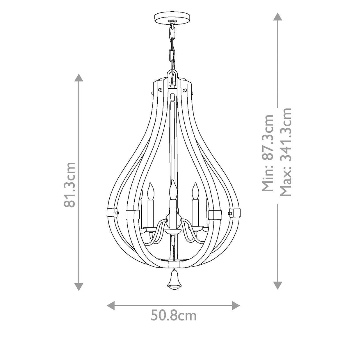 Люстра Hinkely Lighting, Арт. HK-MIDDLEFIELD5
