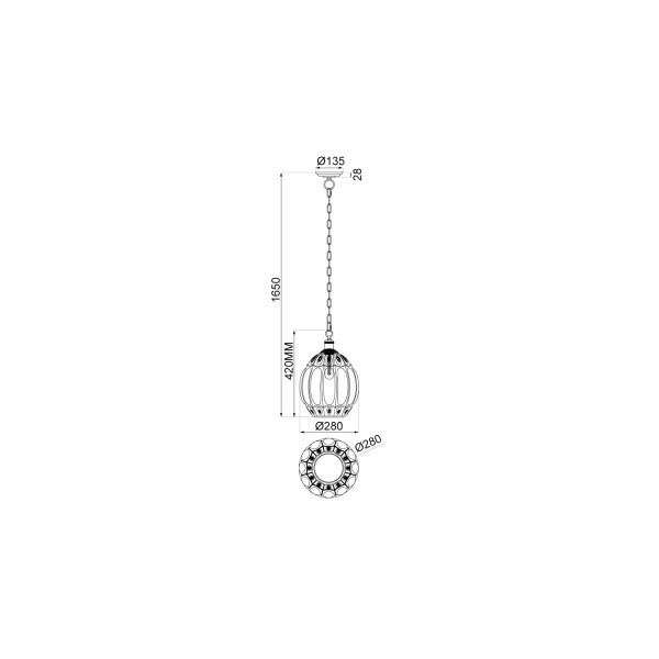 Подвесной светильник Vele Luce VL4266P41